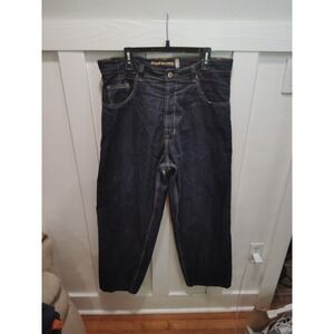 Evolution In Design Jeans Men's 36x34 Y2K Baggy Skater 90s Multicolor Stitch